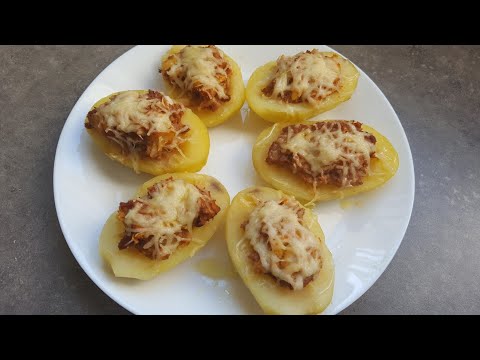 ♡♡pomme-de-terre-farcie-au-boeuf-haché-!!-♡♡-(facile-et-rapide-)-♡♡