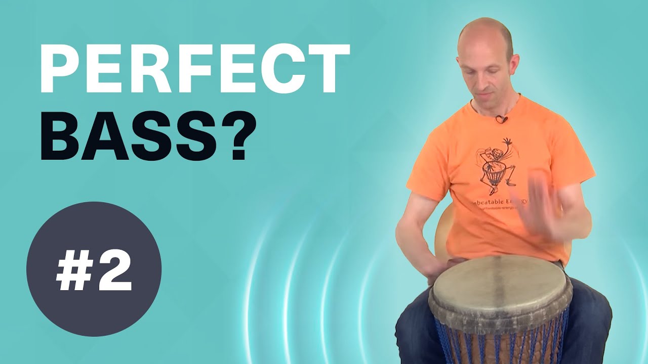 Beginners' djembe - Lesson 2 - Bass technique 