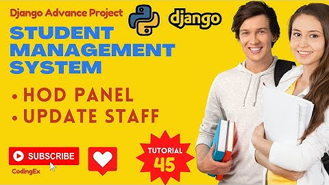 Update Staff | Staff Model Data Update Function | Python Django Tutorial