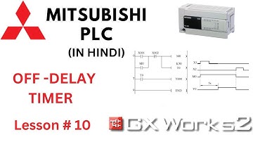 OFF - DELAY TIMER IN MITSUBISHI PLC | HOW TO USE TOFF TIMERS IN MITSUBISHI PLC | PLC TUTORIALS