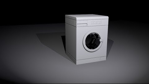 Maya Modeling Tutorial- washing machine part-1