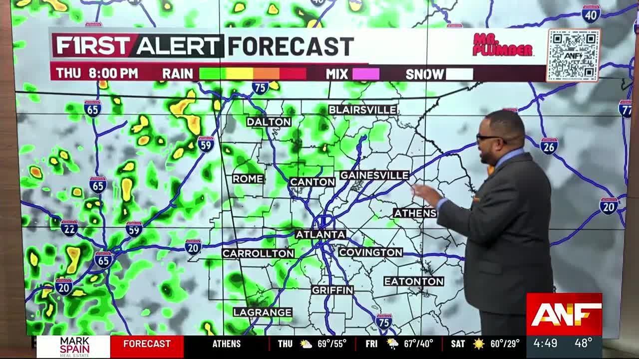 Warmer and breezy today, rain returns tonight - YouTube
