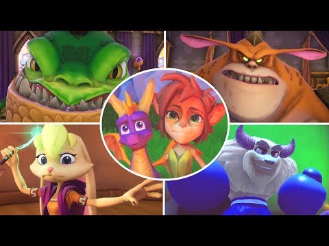 Spyro 3 - All Bosses (Reignited Trilogy)