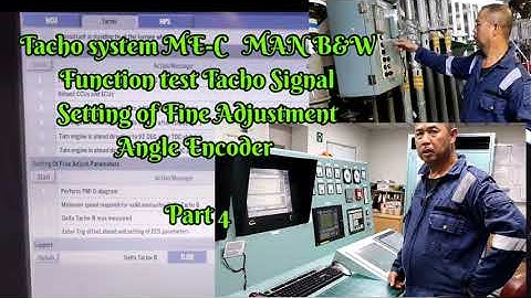 part 4 - Last topic that need to understand - tacho system fine adjustment angle encoder