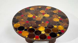 Roger Capron Mid Century Mosaic Tile Coffee Table