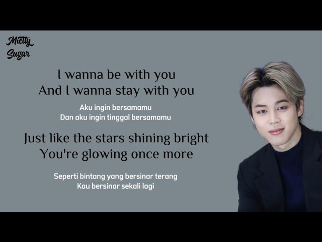 Jimin BTS, Ha Sung Woon - With You 🎶 (Lyrics) | Lirik Lagu Terjemahan class=