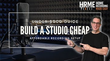 How To Build a Home Studio for $500 in 2025