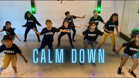 Calm Down | Rema | Kids Dance Choreography | Old School Hip-Hop | Spinza Dance Academy