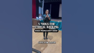 5 Tools for Ethical hacking | hacker vlog #ethicalhacking