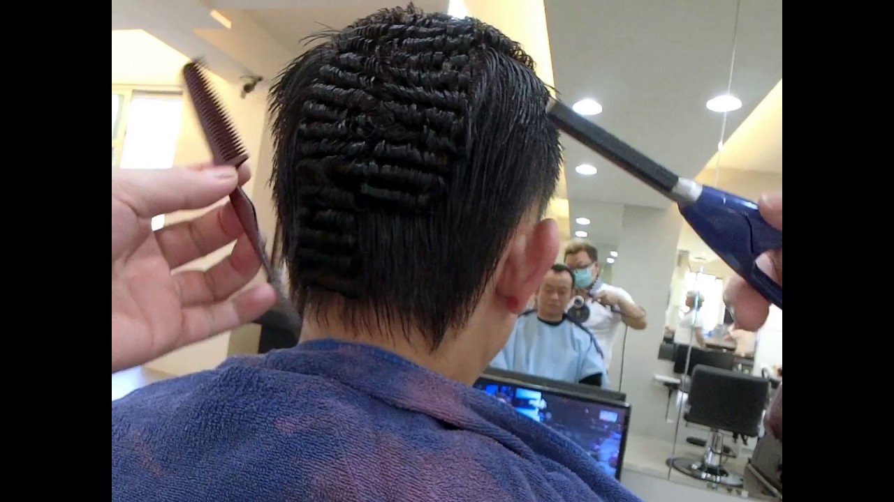 男士燙髮~即將消失的電棒燙