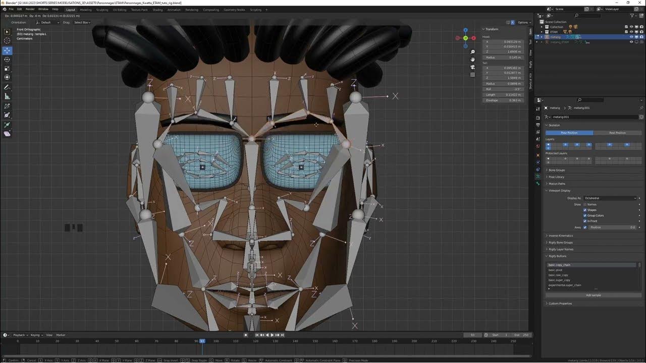 How to use blender rigify addon human meta rig full episode 1 youtube