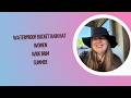 Waterproof Bucket Floppy Rain Hat Women Wide Brim Summer