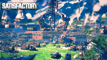 INSANE NEW BASE  MULTIPLAYER BUILDING FACTORY GAME | Satisfactory Gameplay
