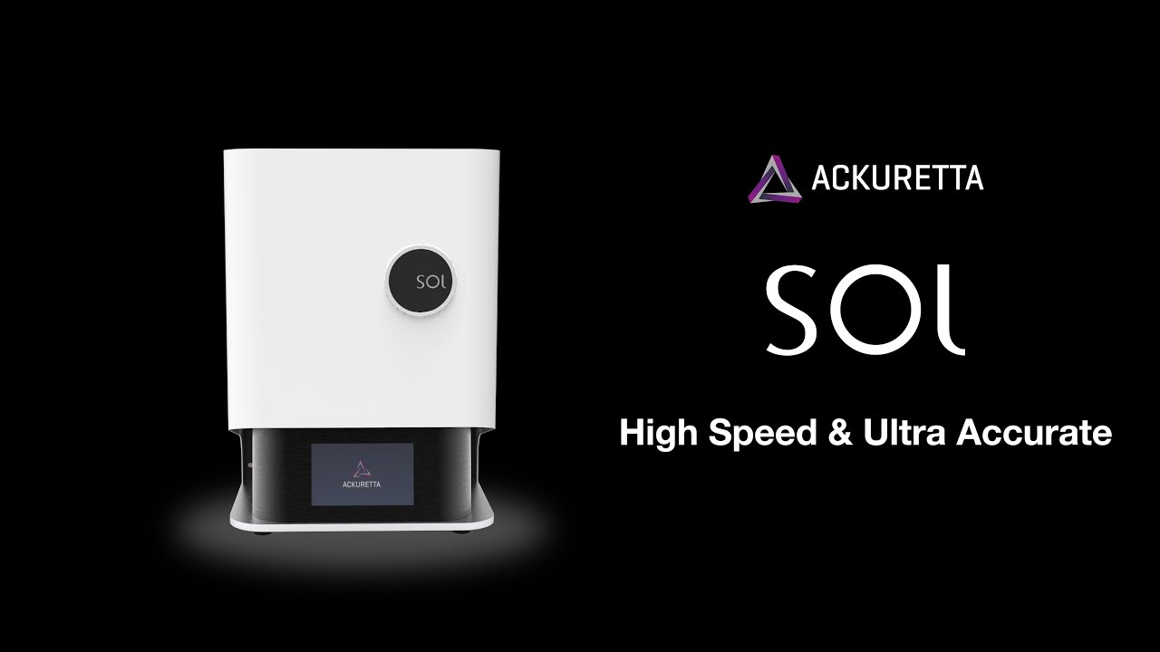 SOL 3D Printer by Ackuretta - YouTube