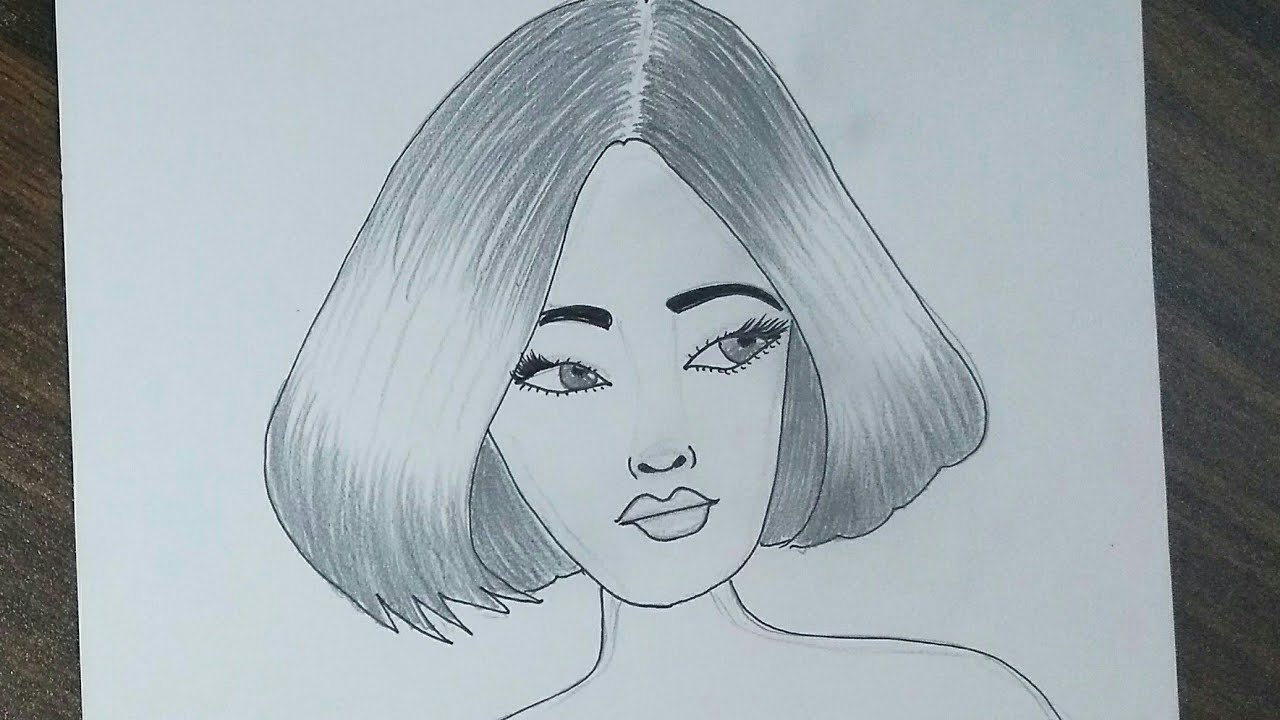 رسم بناتطريقة سهلة لرسم وجه فتاة خطوة بخطوةتعليم رسم
