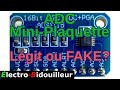 Eb465 miniplaquette  adc ads1115  pice authentique