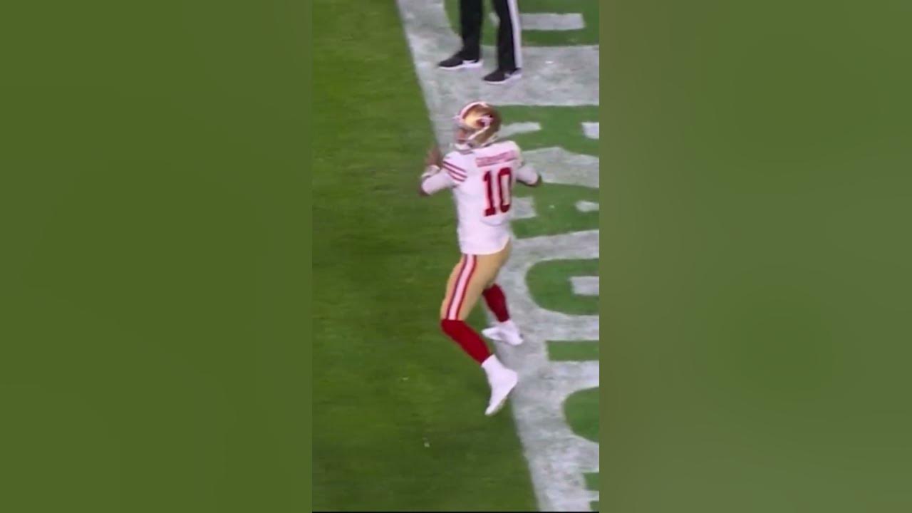 Jimmy G steps out of own end zone, commits safety