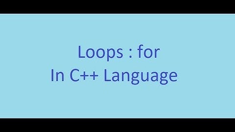 C++ Basics Course || 21#Loops : for (ARABIC)