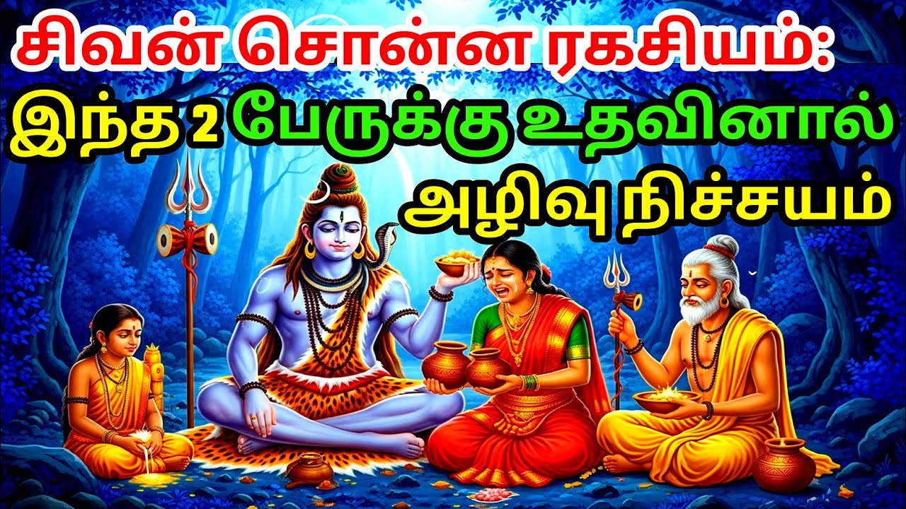 இந்த 2 பேரை தவிர்க்கணும்! சிவனின் அறிவுரை | tamil story | tamil kathaigal | Neethi Kathaigal