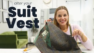 How To Tailor a Suit Vest - Quick + Easy Guide! (Ep. 49)