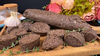 This black flax bread changed my life! Minimal carbs! Keto, vegan, gluten free