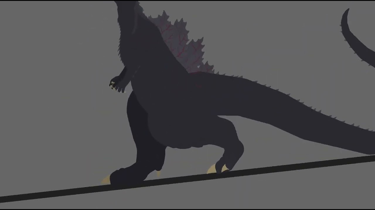 Godzilla Ultima test ll Godzilla stick nodes animation - YouTube