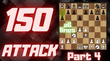 150 Attack Players hate to Play against this Line! - 150 Attack Series, Part 4, early a6 Variations