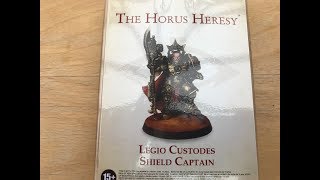 Full Legio Custodes Shield Captain - Unboxing (WH40K & HH) News