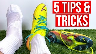 5 TIPS & TRICKS FOR NEW FOOTBALL BOOTS