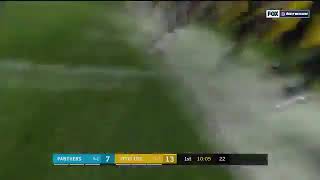 Heinz Field is so loud camera man falls down in Pittsburgh Steelers vs Carolina Panthers