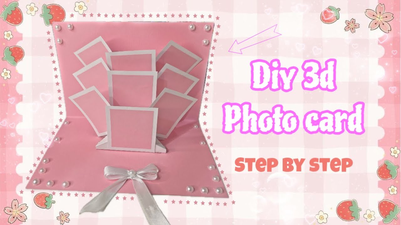DIY 3D photo card — perfect gift idea 🎀