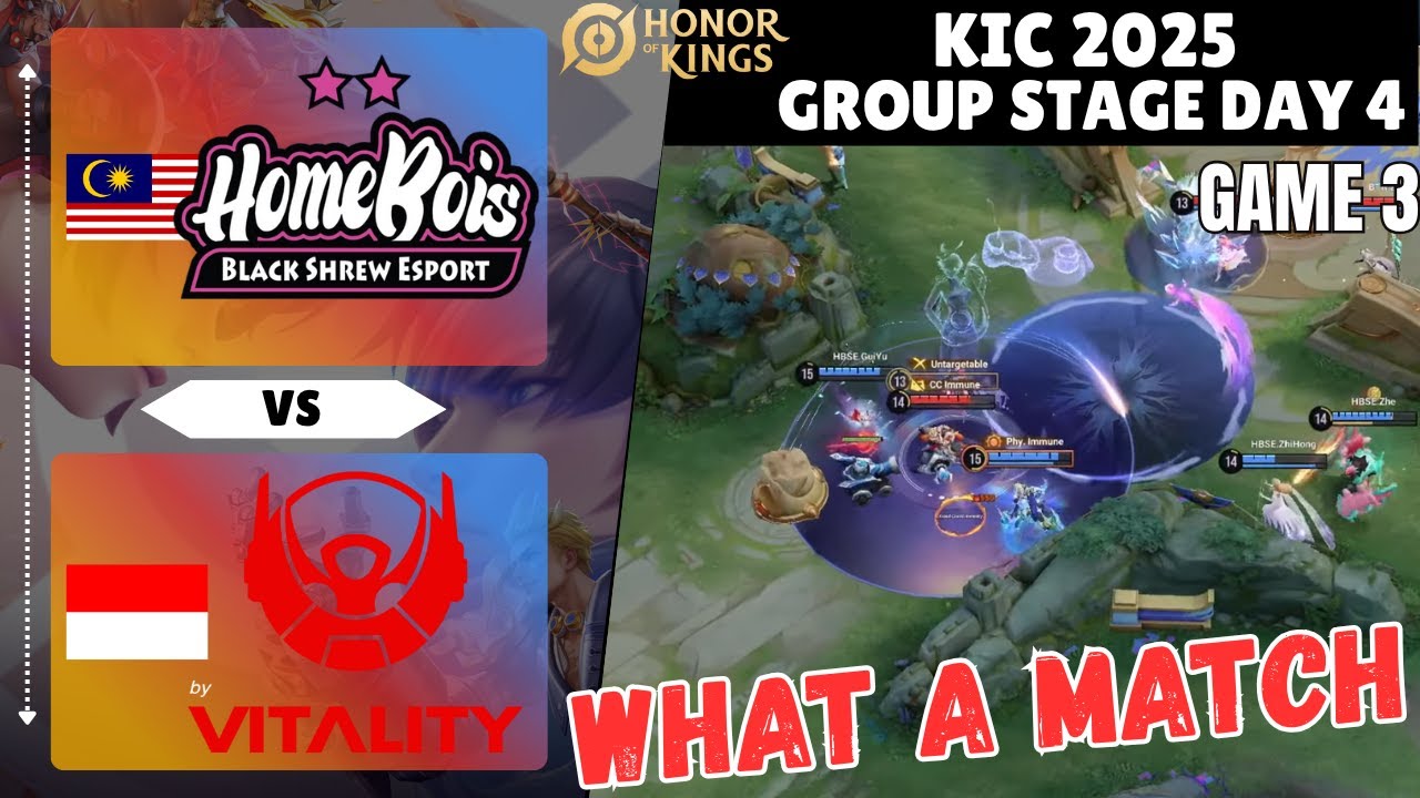 🇲🇾 HomeBois BSE vs 🇮🇩 Bigetron by Vitality | GAME 3 | HIGHLIGTS | KIC2025 | Group Stage Day 4