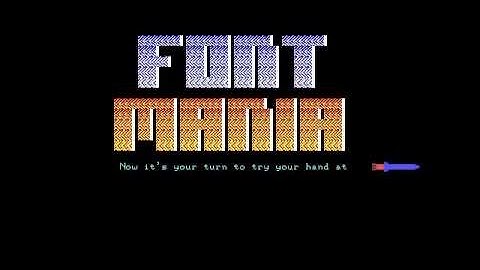 Font Mania - Demo