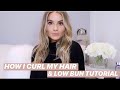 HOW TO GET PERFECT BEACH WAVES LOW BUN TUTORIAL NADIA ANYA 