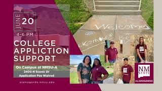 20 July - Application Support event @ NMSU-A