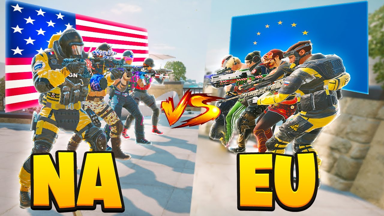 5 NA Champions Vs 5 EU Champions (Rainbow Six Siege)