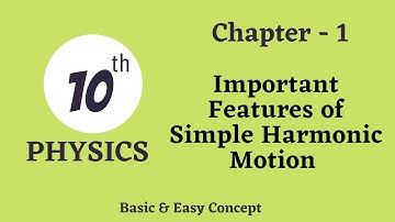 Important Features of Simple Harmonic Motion | 10th Physics | Chapter 10 | [Urdu / Hindi]