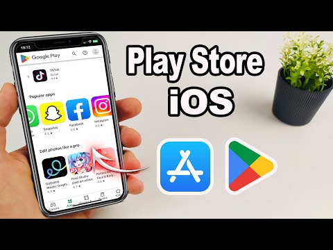 Video: Hvordan installerer jeg appen Google Play Butik på min iPhone?