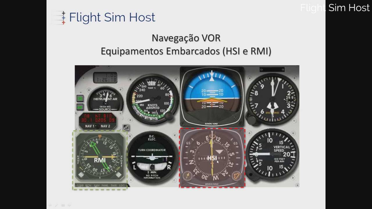 VOR Simulator Practice Scenarios