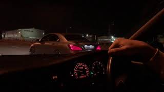 Toyota chaser jzx100 2jz gtx35 gen2 (camer car) vs  CLA amg45 500+hp vs Toyota mark2 jzx90 500+hp