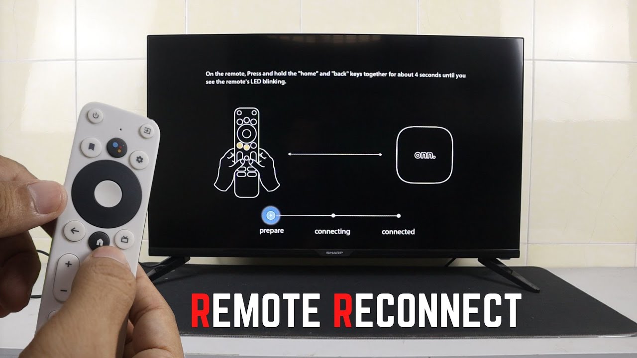 How to Connect Onn TV Box Remote - YouTube