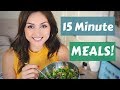 What I Eat in a Day w/ 3 FAST Recipes!