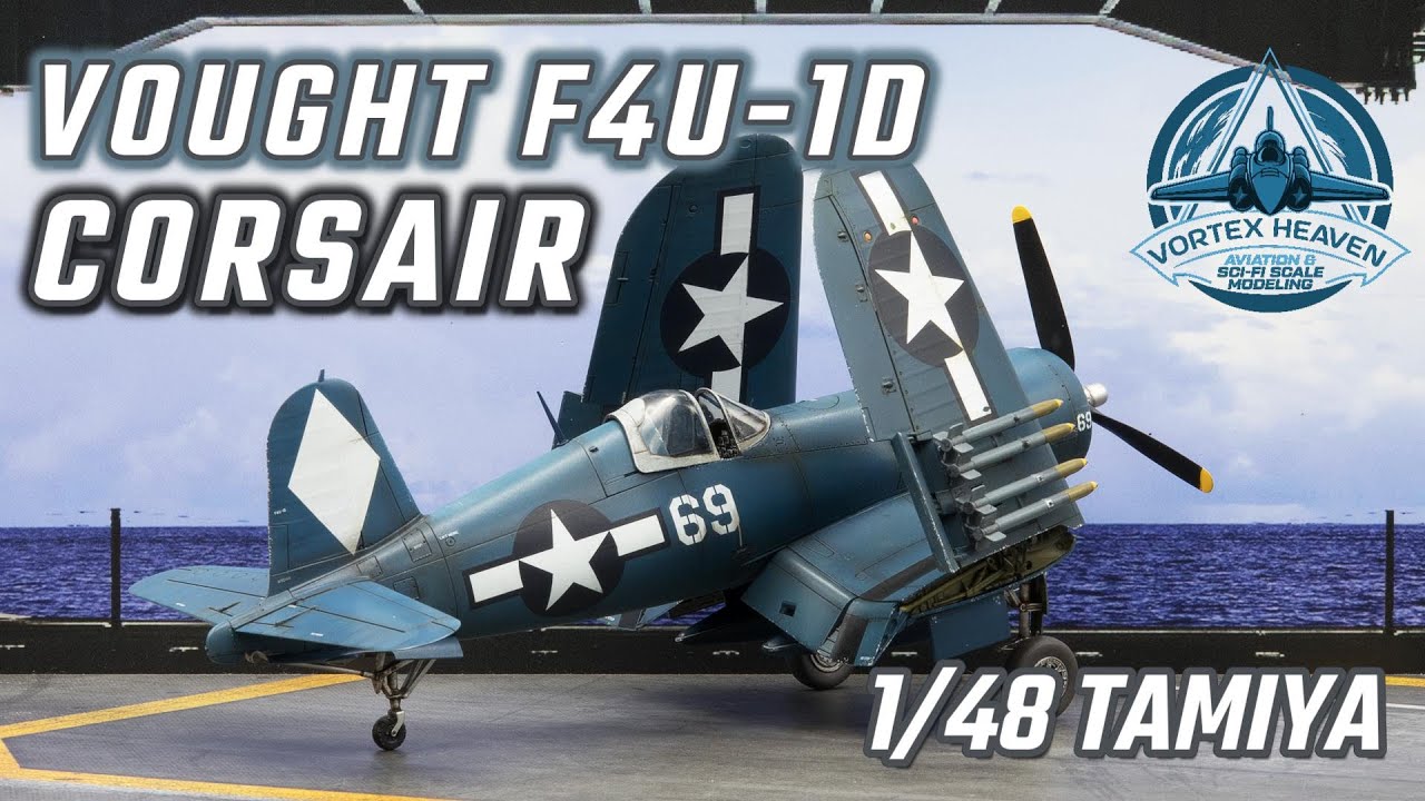 1/48 TAMIYA Vought F4U-1D Corsair - Timelapse Build