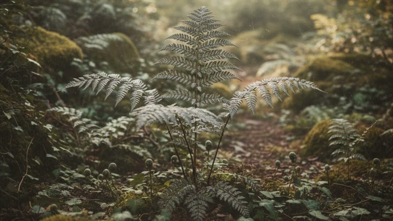 🌿 Cozy Home | Painted Fern in the Forest | Relaxing Nature Screensaver