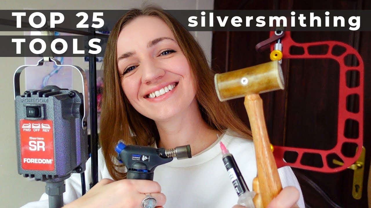 My TOP 25 tools for jewelry metalsmithing at home! 