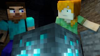 A Strange Encounter? - Alex And Steve LIfe (Minecraft Animation)