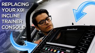 How to Replace a NordicTrack X9i Incline Trainer Treadmill Console!