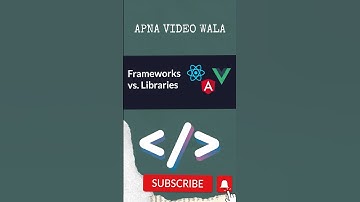Frameworks vs Libraries: What