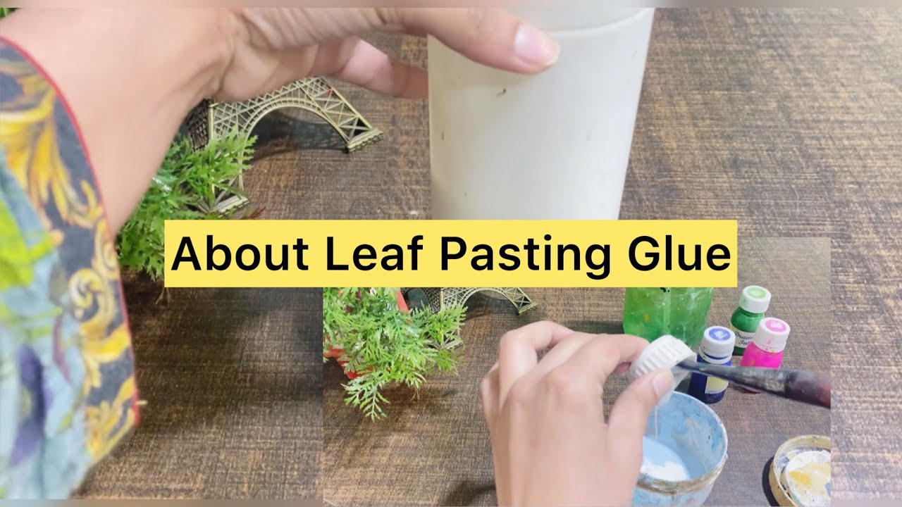 Details Related To Leaf Pasting Glue (Muhammad Amjad Alvi Calligraphy