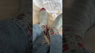 my first colorwork socks! this is addicting #colorwork #knitting #knitsocks
